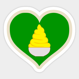 Pineapple Whip Is In The Heart Sticker